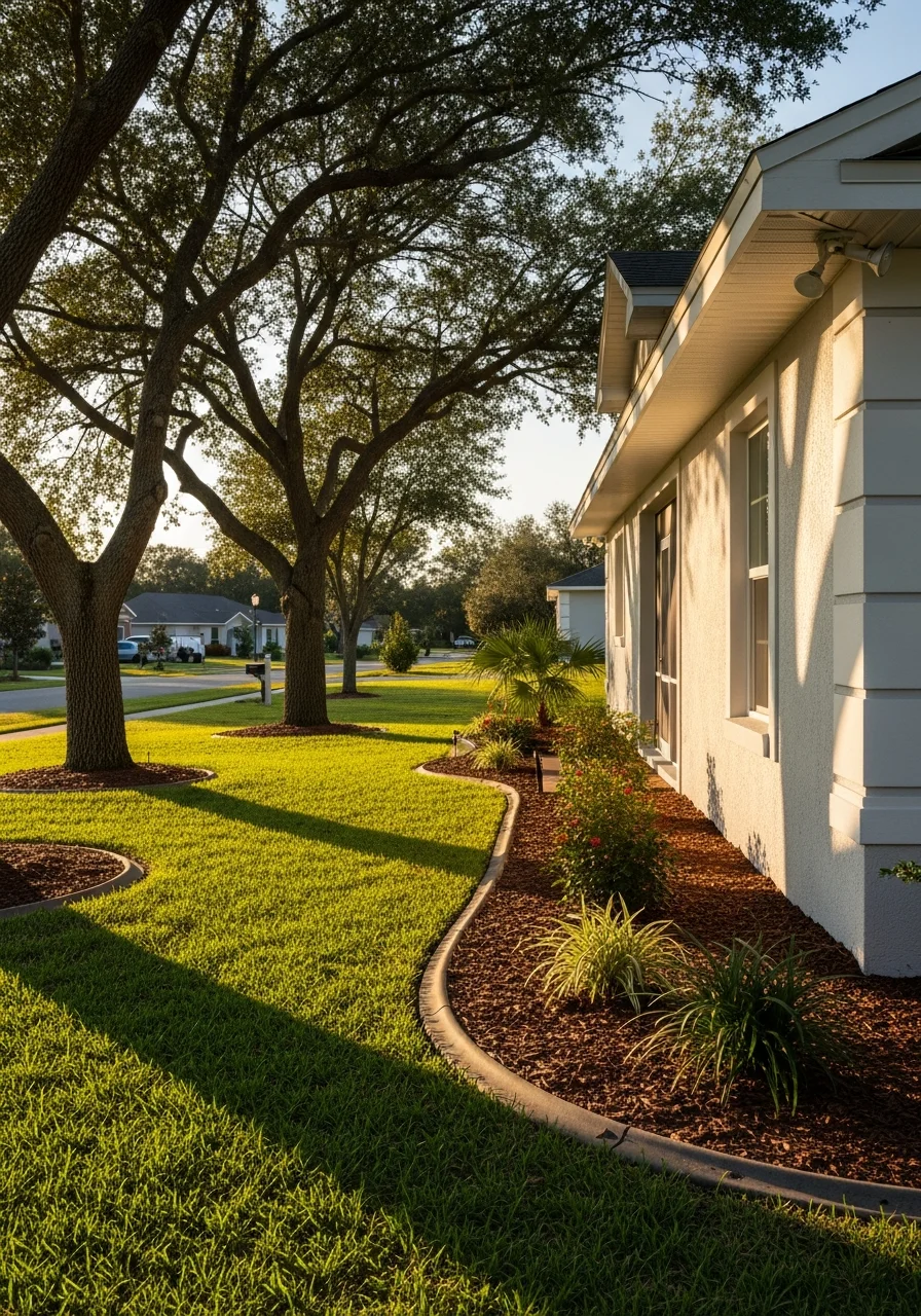 Alachua County home exterior with maintained landscaping and residential setting.