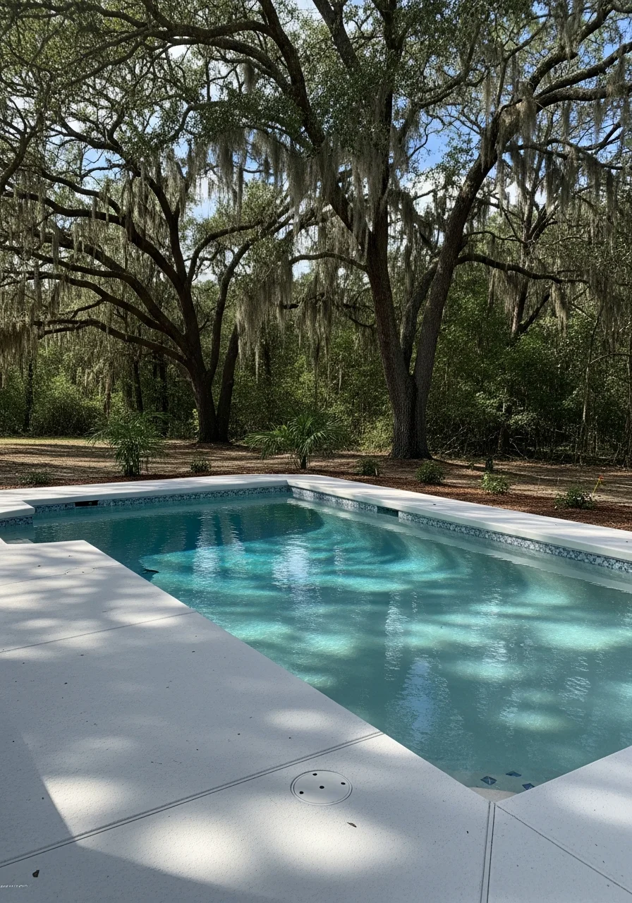 Front view of a High Springs property with natural features and well-maintained exterior.